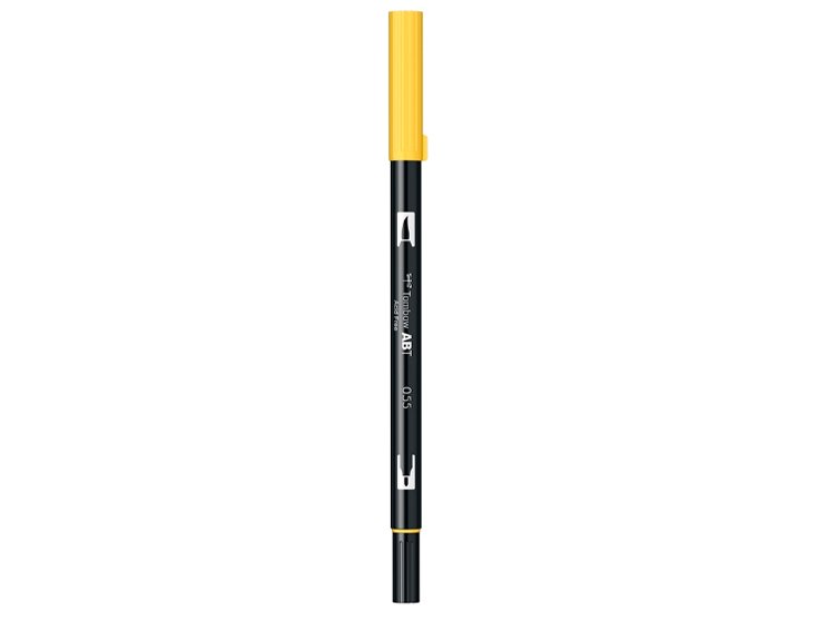 ROTULADOR DUAL BRUSHPEN TOMBOW ABT-055 AMARILLO