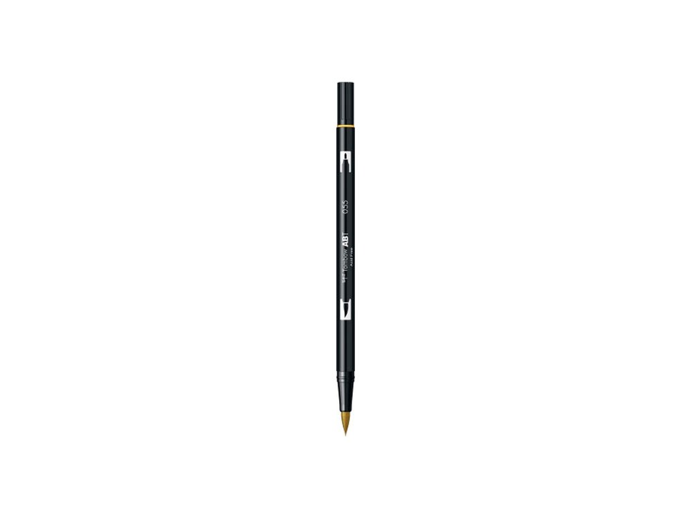 ROTULADOR DUAL BRUSHPEN TOMBOW ABT-055 AMARILLO
