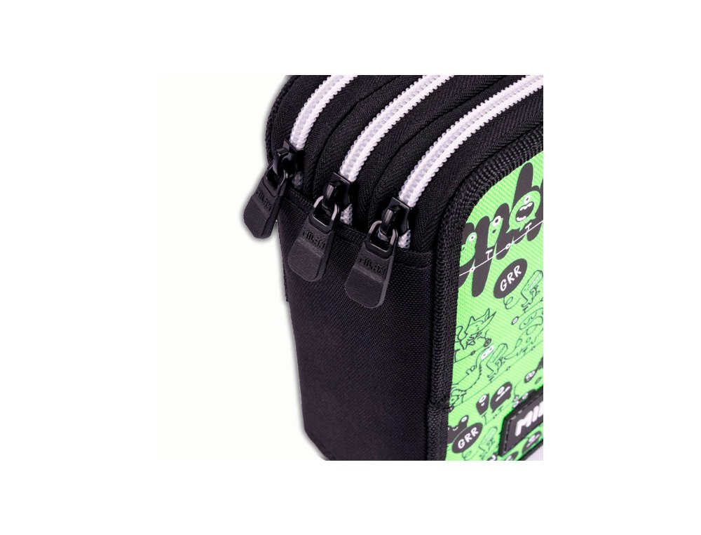 PLUMIER CREMALLERA TRIPLE CON CONTENIDO MILAN TANDEM 2