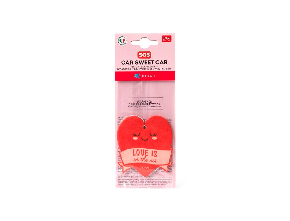 AMBIENTADOR DE COCHE LEGAMI FORMA DE CORAZN