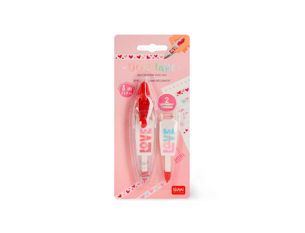 CINTA DECORADA LEGAMI PACK DE 2 Unidades CORAZONES
