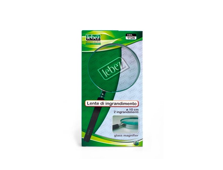 LUPA 10CM CRISTAL 2 AUMENTOS