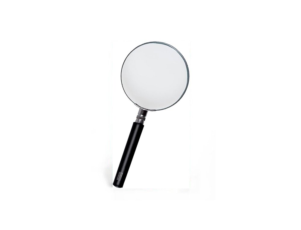 LUPA 10CM CRISTAL 2 AUMENTOS