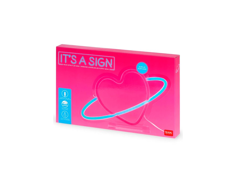 LAMPARA LED LEGAMI PLANET HEART