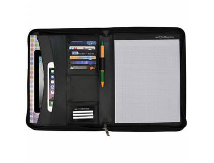 CARPETA CONGRESO OFFICE BOX DYNAMIC CREMALLERA DINA4 NEGRA