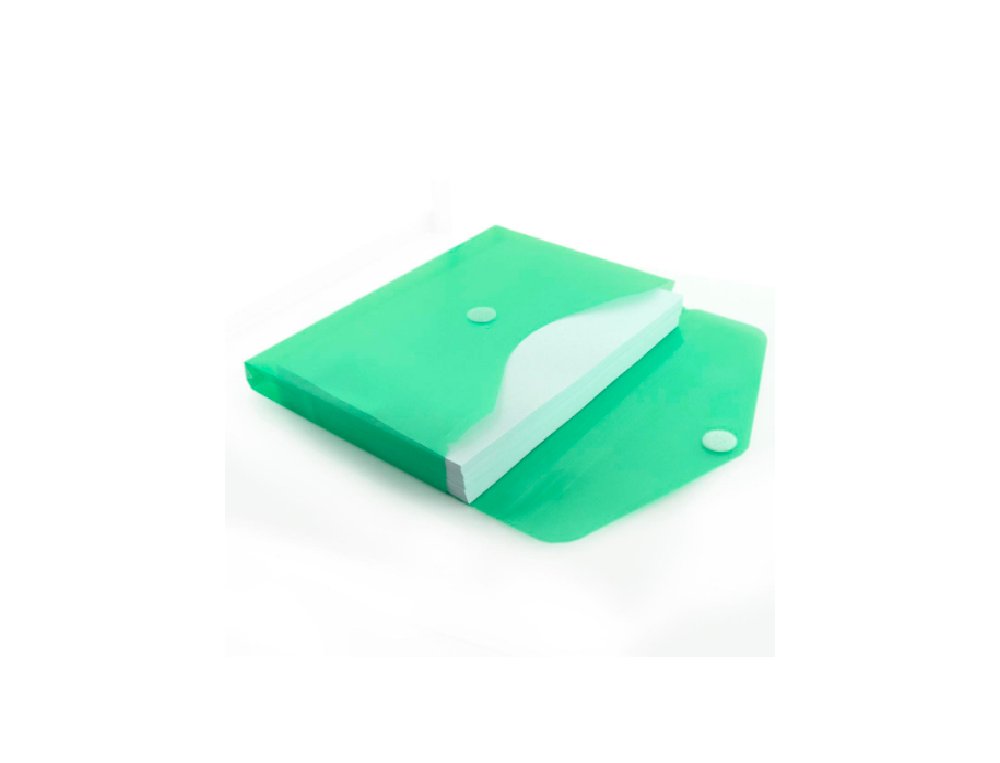 CARPETA FUELLE CLASSIC V-LOCK DINA4+ OFFICE BOX VERDE
