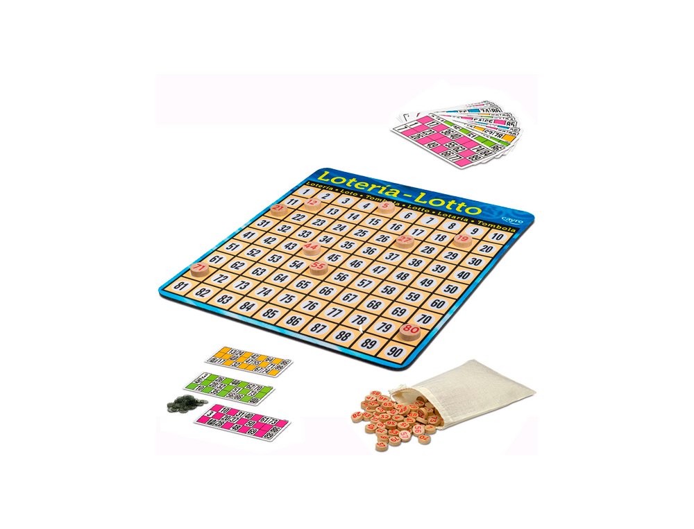 JUEGO DE MESA LOTERIA METAL BOX CAYRO