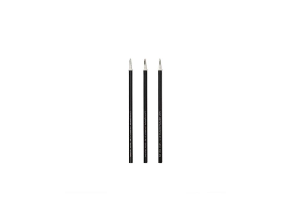 RECAMBIO BOLIGRAFO BORRABLE Pack 3 Unidades NEGRO