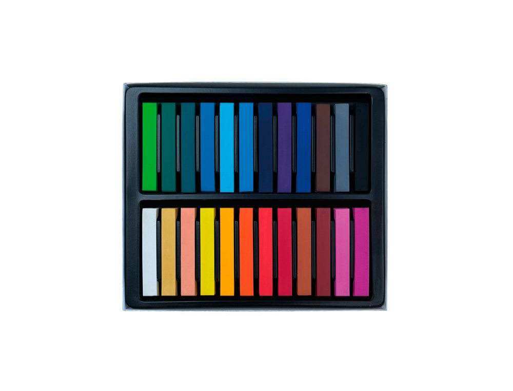 PASTEL SUAVE MANLEY SET PASTELES SUAVES 24 COLORES
