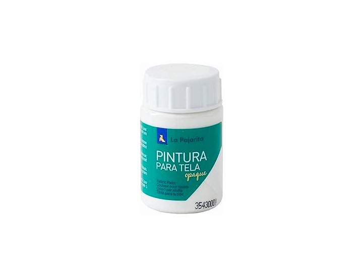 PINTURA LA PAJARITA TELA OPACA 35 ML BLANCO