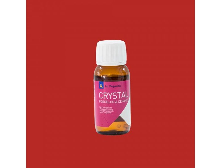 PINTURA PAJARITA LACA CRISTAL 50 ML ROJO