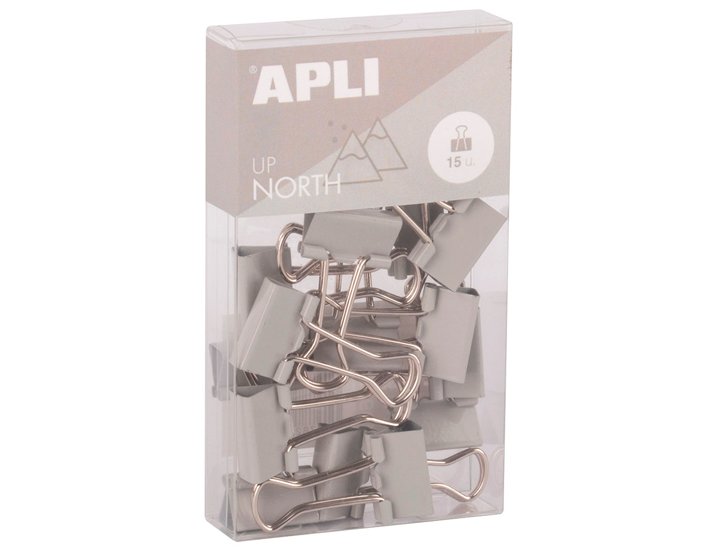 PINZA PALA ABATIBLE 14 Uds 19MM UP NORTH COLLECTION GRIS
