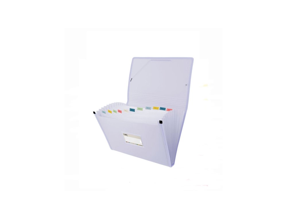 CARPETA FUELLE 13 BOLSAS FOLIO PP LIKE GRAFOPLAS LAVANDA
