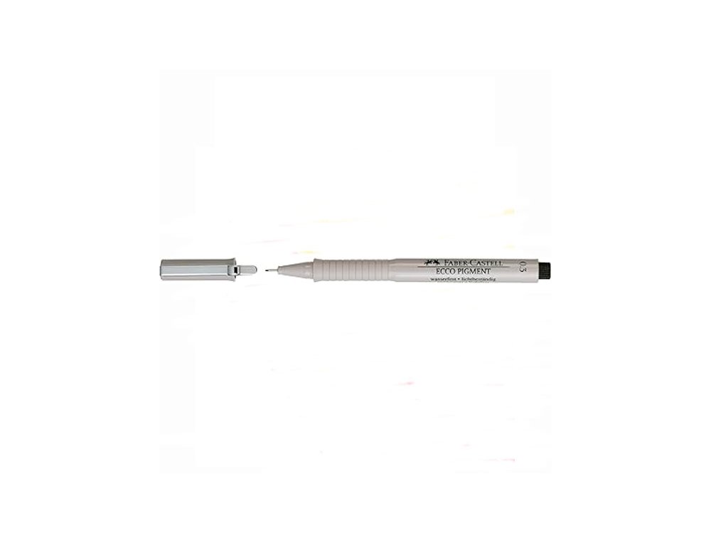 ROTULADOR FABER CASTELL CALIBRADO PUNTA FIBRA 0.3MM