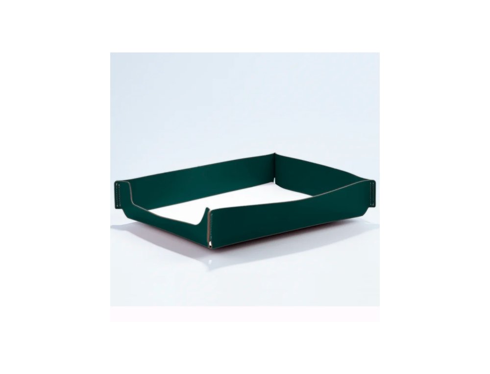 BANDEJA SOBREMESA CUERO RECICLADO 255X72X340 MM RUCA AMAZONIA GREEN VACAVALIENTE