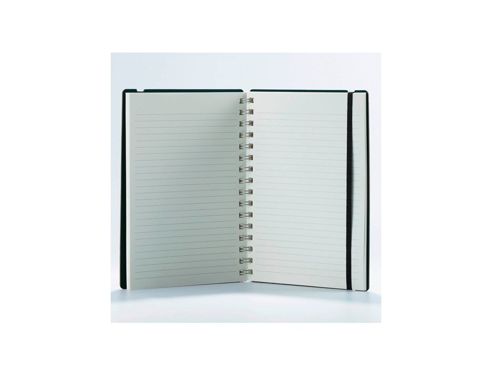 CUADERNO CON GOMA DINA5 80 Hojas 360 GRAMOS RAYADO STUDIO AMAZONIA GREEN VACAVALIENTE