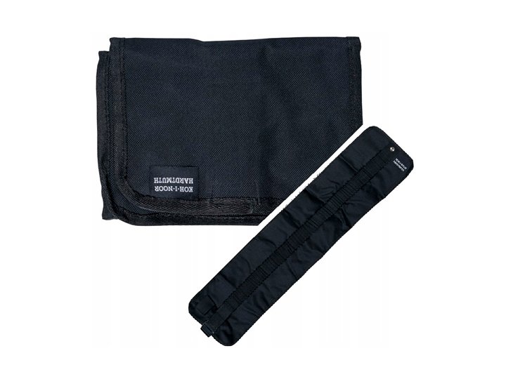 ESTUCHE NYLON ENROLLABLE KOH-I-NOOR NEGRO VACIO 72 PIEZAS