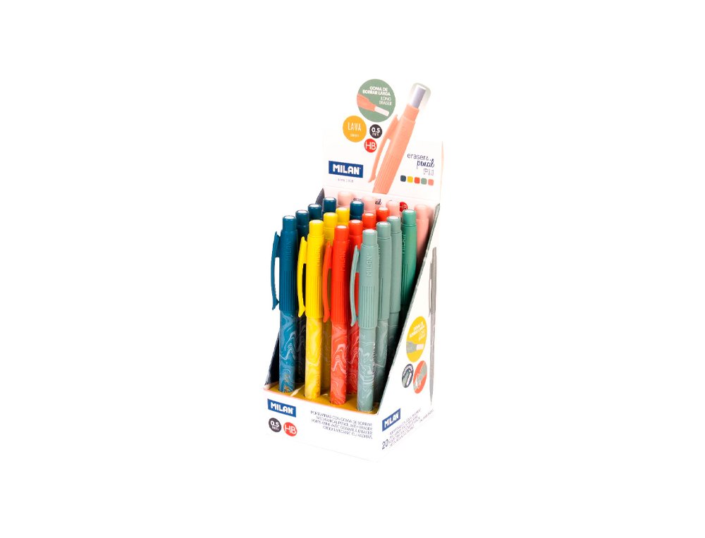 PORTAMINAS MILAN PL1 0,5MM Colores Surtidos LAVA