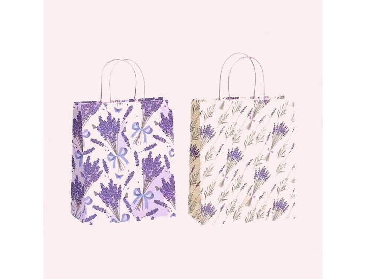 BOLSA REGALO KRAFT LAVANDA