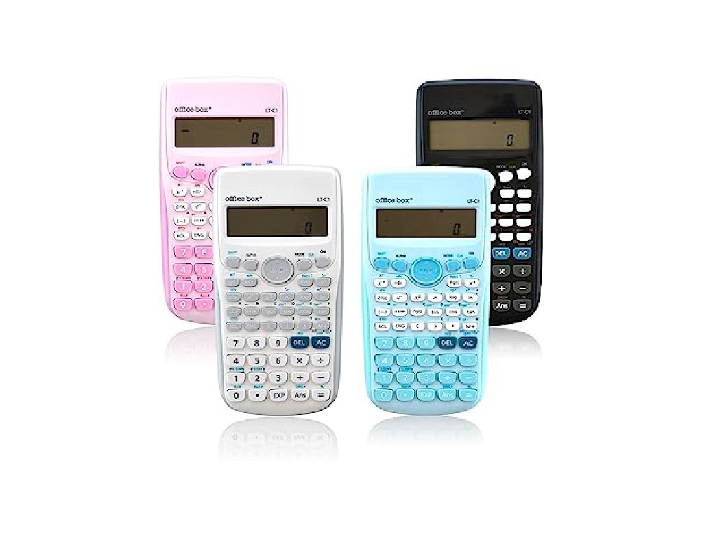 CALCULADORA CIENTIFICA FX-82MS 240 Funciones 2 Lines OFFICE BOX NEGRA