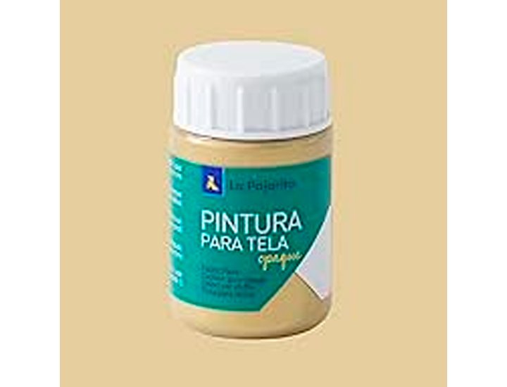 PINTURA LA PAJARITA TELA OPACA 35 ML METALIZADO ORO REAL