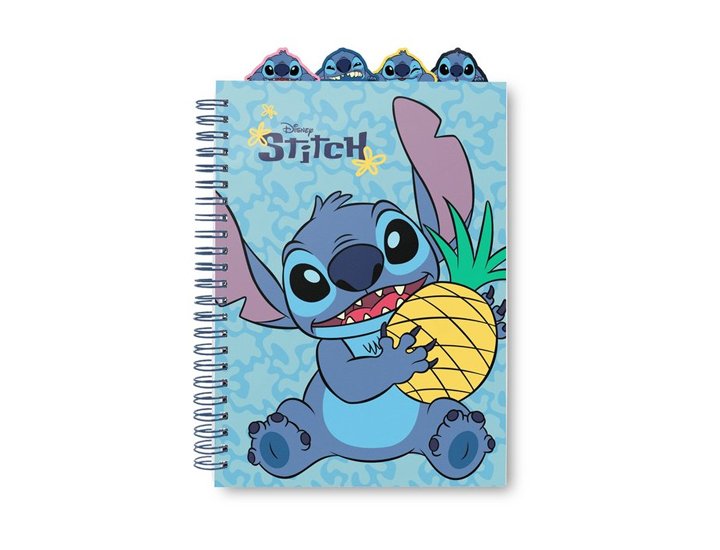 BLOC ESPIRAL TAPA FORRADA DINA5 PROJECT DISNEY STITCH