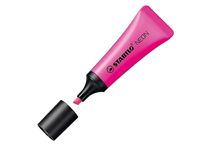 ROTULADOR FLUOR STABILO NEON MAGENTA