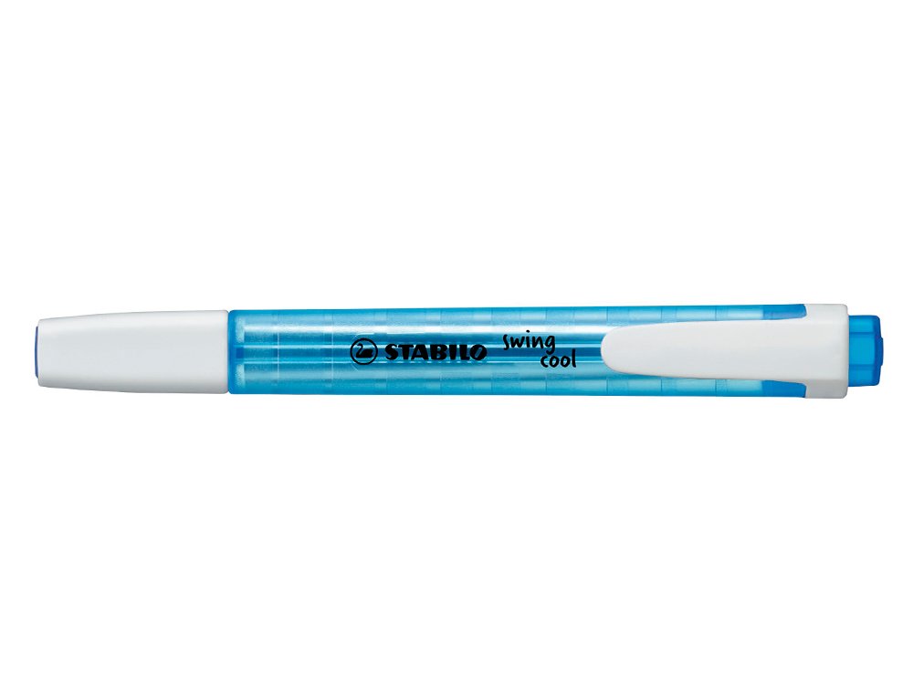 ROTULADOR FLUOR STABILO SWING COOL AZUL