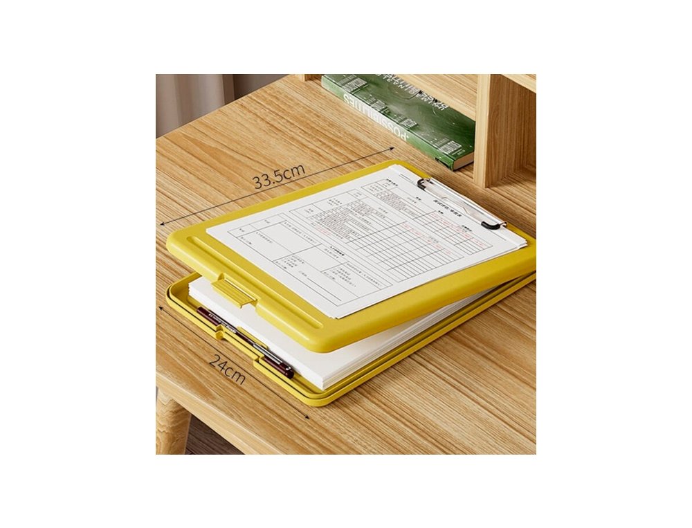CARPETA PINZA DINA4 CON BASE ESCRITURA 4 COLORES SURTIDOS