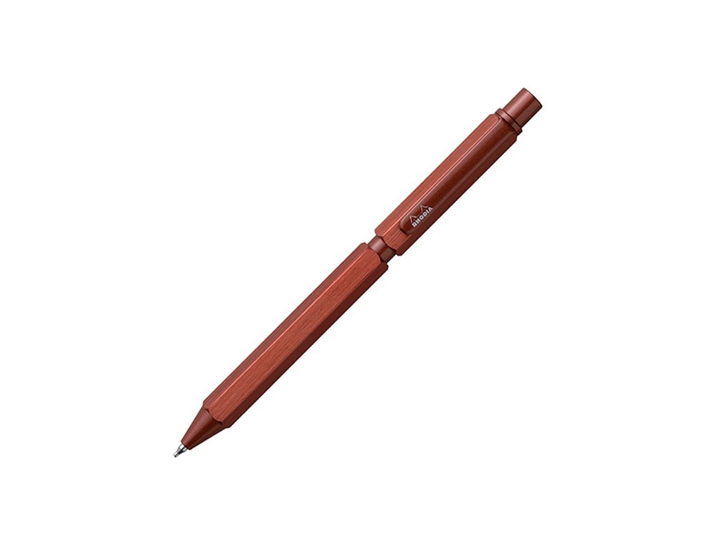 BOLIGRAFO RHODIA SCRIPT ALUMINIO MULTIPEN 3 EN 1 0.5MM MARRON