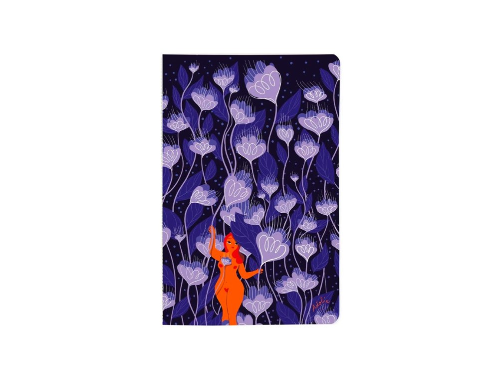CUADERNO COSIDO 48 HOJAS 110X170 MM CLAIREFONTAINE ADOLIE SURTIDO RAYADO
