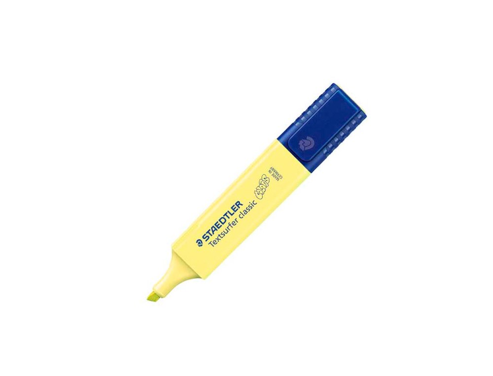 ROTULADOR FLUOR STAEDTLER TEXTSURFER PASTEL AMARILLO CLARO