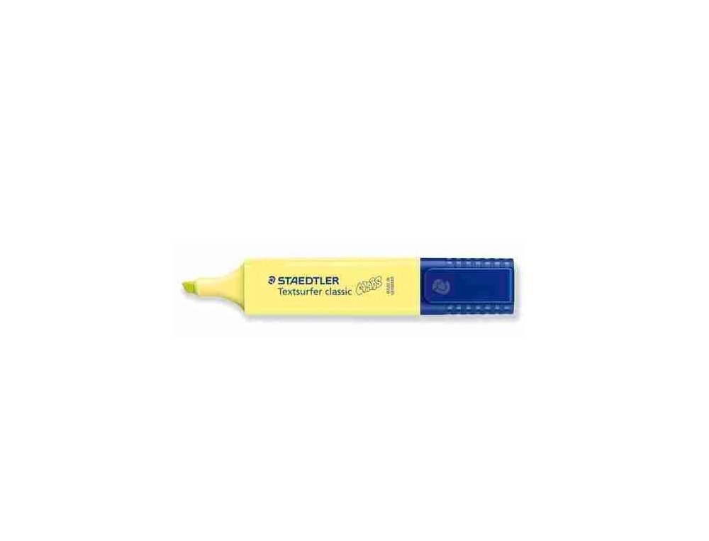 ROTULADOR FLUOR STAEDTLER TEXTSURFER PASTEL AMARILLO CLARO