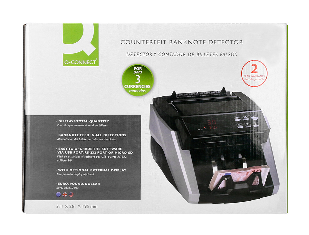 MAQUINA DETECTORA BILLETES PROFESIONAL AVANZADO KF18638