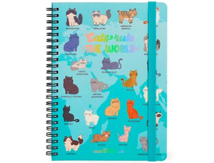 AGENDA ANUAL ESPIRAL 150X210 MM Semana Vista LEGAMI LARGE KITTY