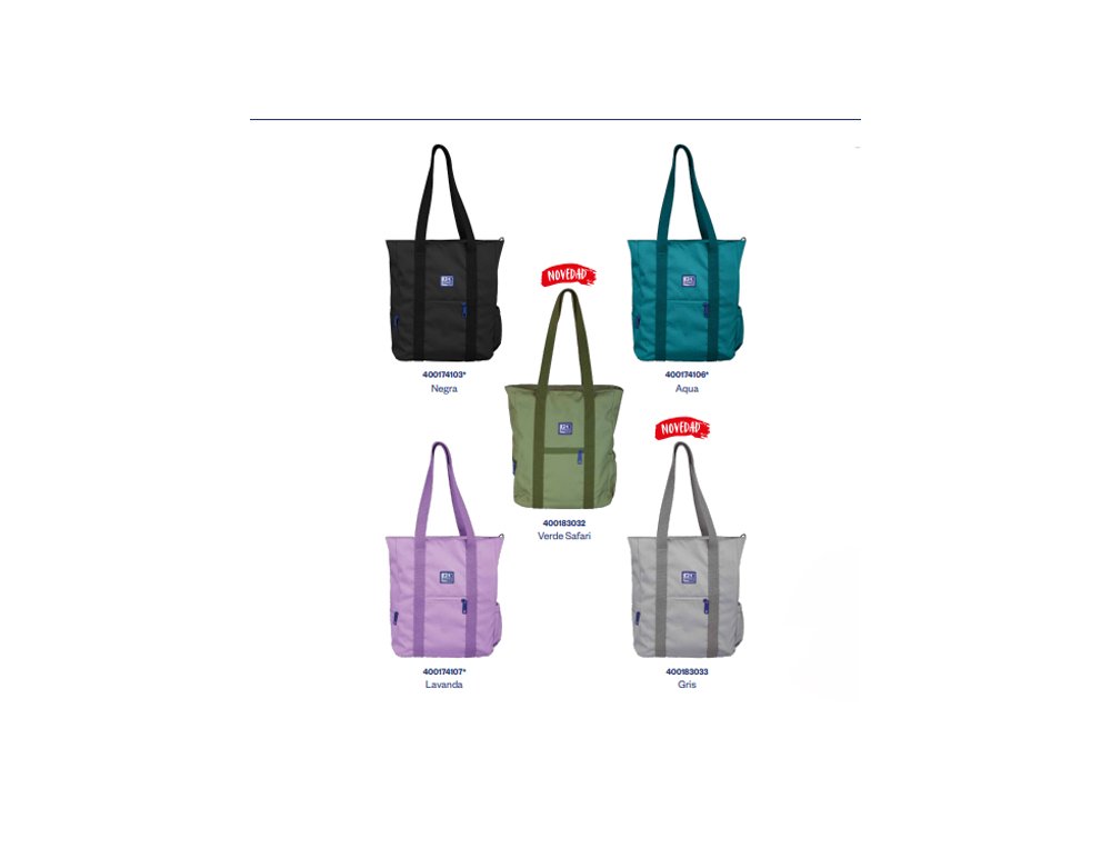 MOCHILA BOLSO OXFORD B-TRENDY GRIS