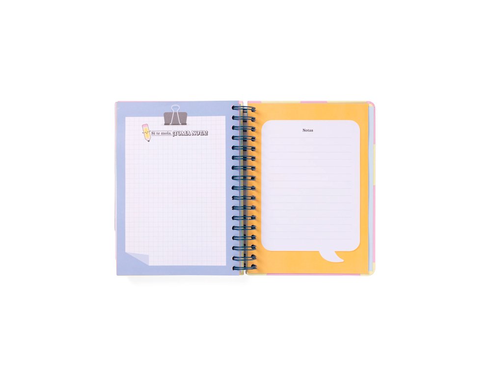 AGENDA ESCOLAR ESPIRAL DIA PAGINA Mr Wonderful WONDER GRAN DIA A LA VISTA