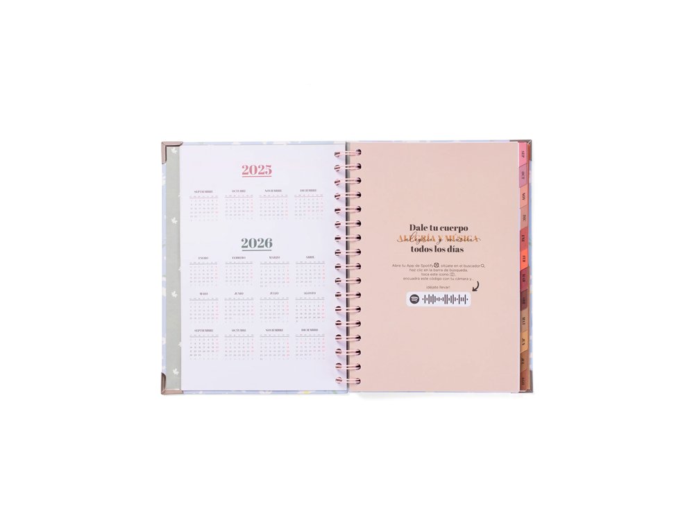 AGENDA ESCOLAR ESPIRAL Semana Vista Mr Wonderful WONDER ERASE UNA VEZ... MI VIDA