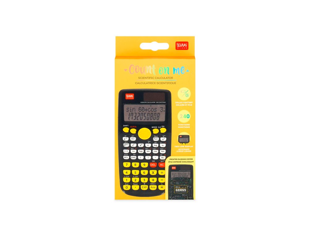 CALCULADORA CIENTIFICA LEGAMI 240 Funciones 2 Lines GENIUS
