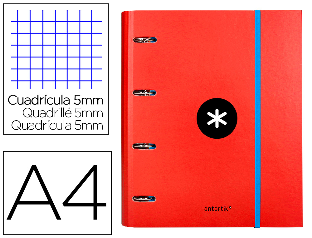 Acusación mal humor notificación GOVEZ S.L. | CARPETA CON RECAMBIO LIDERPAPEL ANTARTIK A4 CUADRO 5 MM FORRADA 4 ANILLAS REDONDAS 40MM COLOR ROJO Acusación mal humor notificación GOVEZ S.L. | CARPETA CON RECAMBIO LIDERPAPEL ANTARTIK A4 CUADRO 5 MM FORRADA 4 ANILLAS REDONDAS 40MM COLOR ROJO