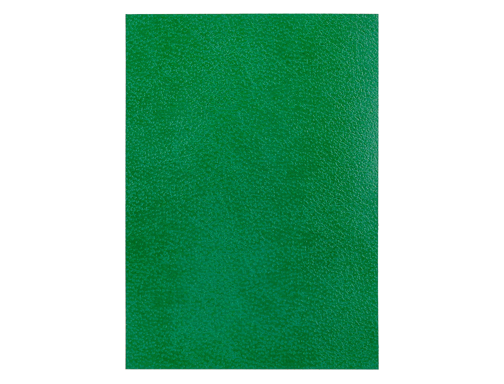 TAPA ENCUADERNACION LIDERPAPEL CARTON A4 1MM VERDE PAQUETE DE 50 UNIDADES