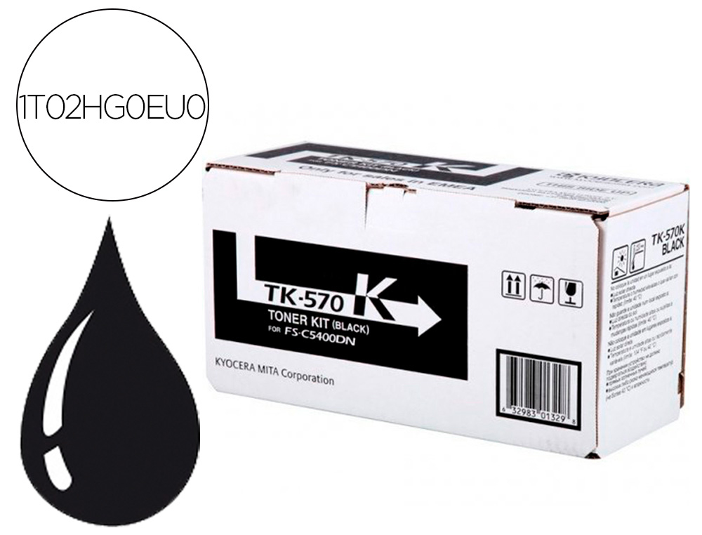 TONER KYOCERA LASER TK500K PARA FS-5400 NEGRO TK-570K