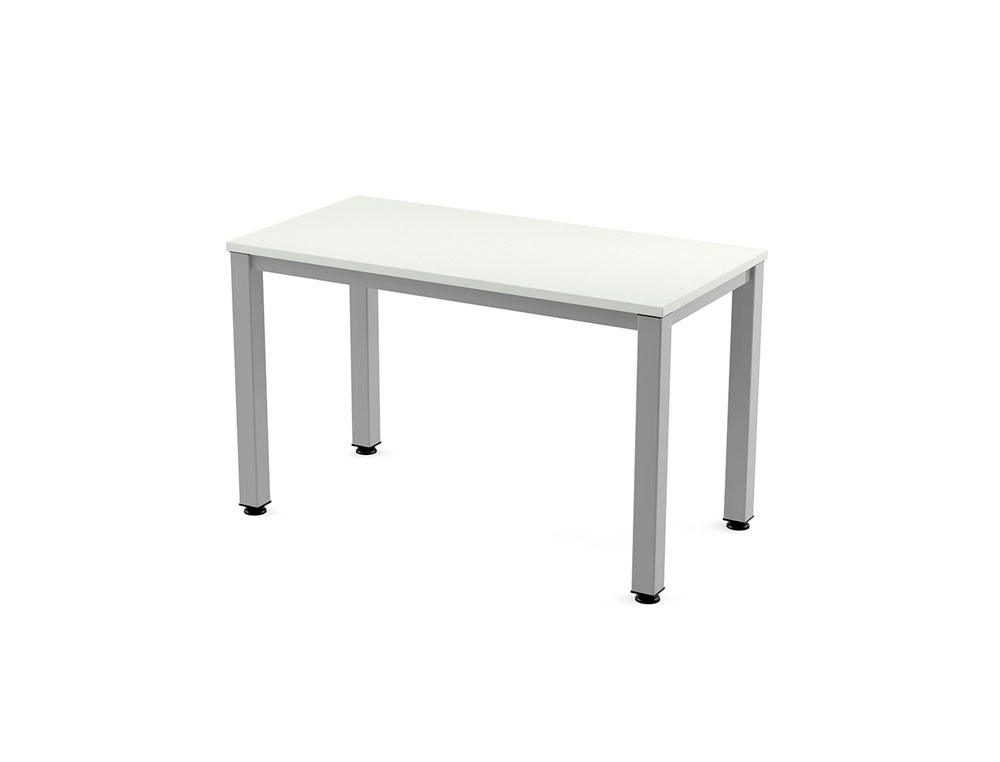 MESA DE OFICINA ROCADA EXECUTIVE 2000AD04 ALUMINIO/BLANCO 120X60 CM
