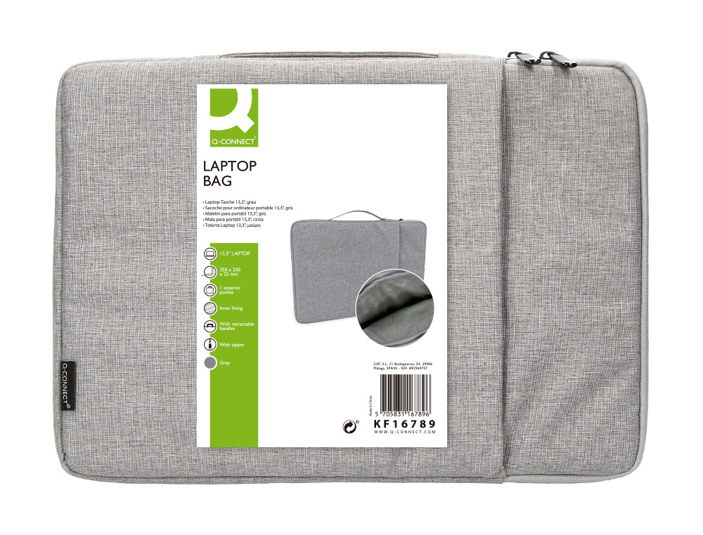 FUNDA PARA PORTATIL Q-CONNECT 13,3