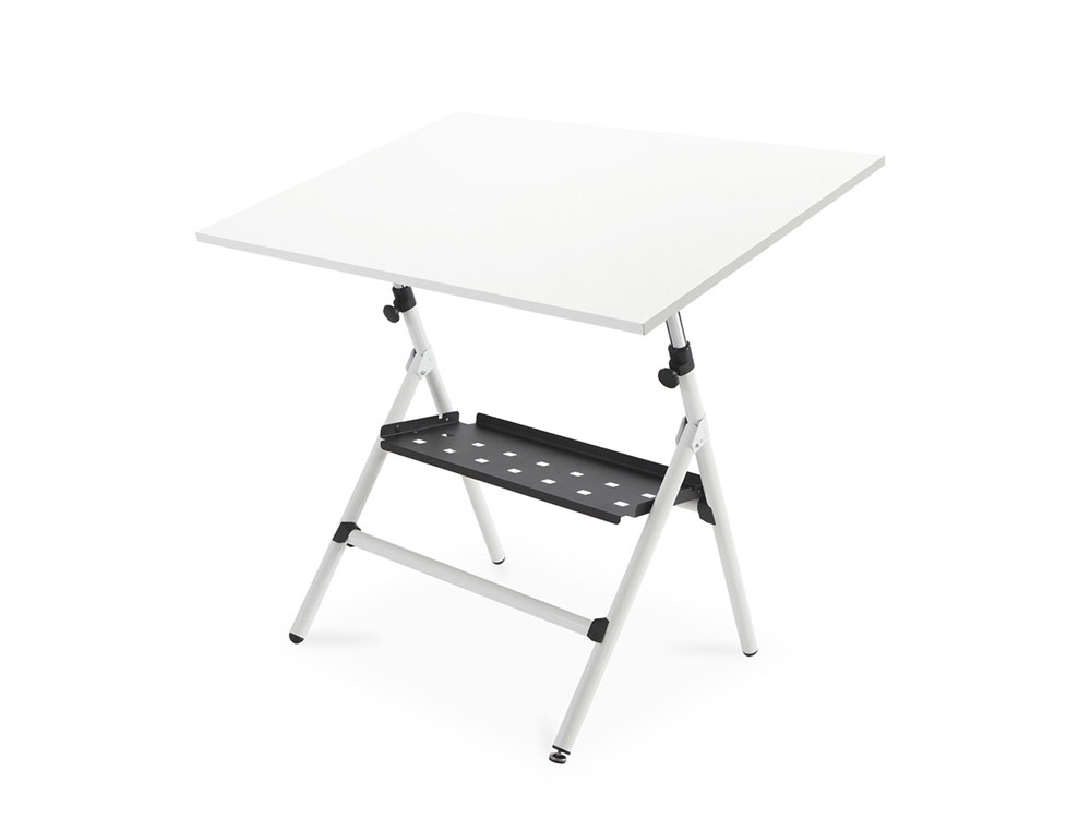 MESA DE DIBUJO ROCADA RD-175 ESTRUCTURA METALICA PLEGABLE REGULABLE EN ALTURA TABLERO 75X90 CM