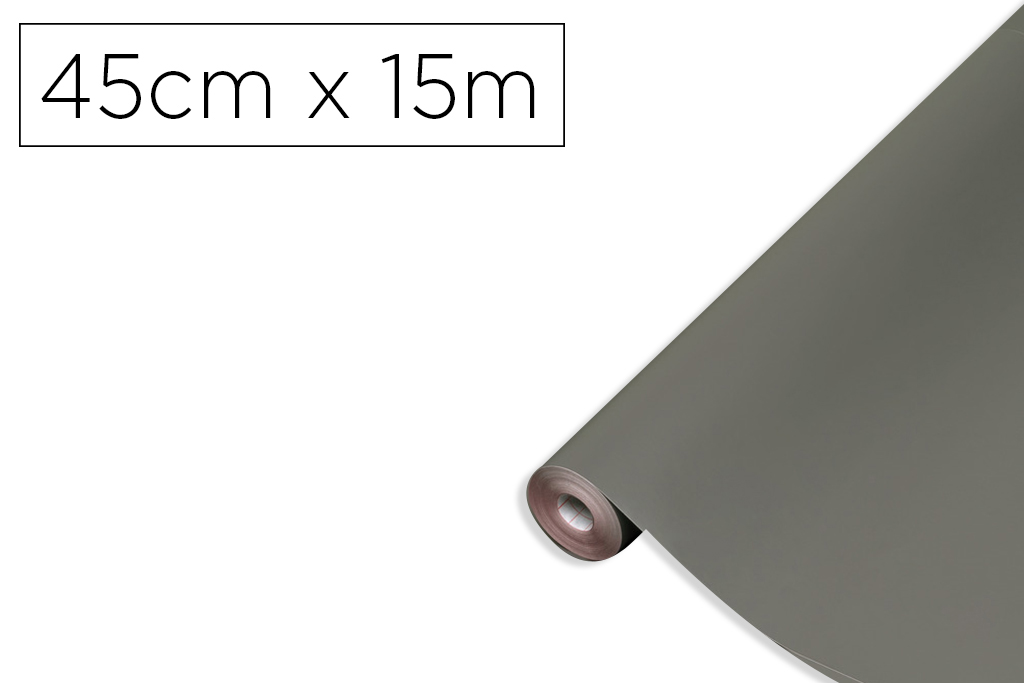 ROLLO ADHESIVO D-C-FIX GRIS TAUPE ANCHO 45 CM LARGO 15 MT