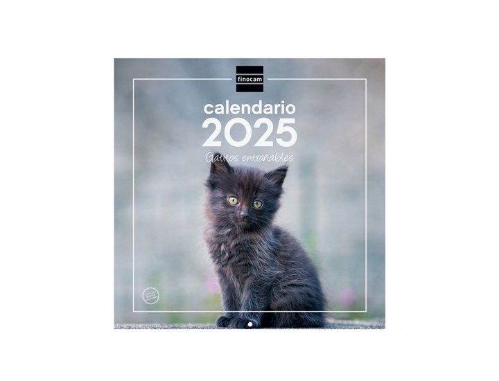 CALENDARIO DE PARED 300X300 MM FINOCAM GATOS