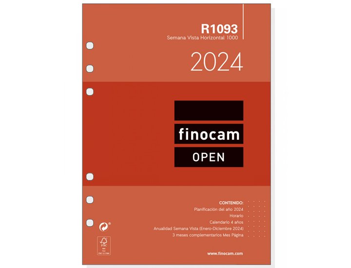 RECAMBIO AGENDA 1000 AO SEMANA/VISTA APAISADO