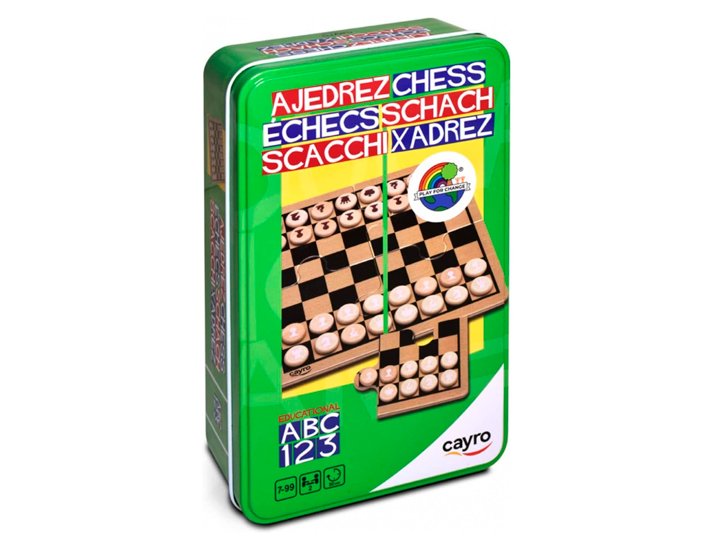 JUEGO DE MESA AJEDREZ METAL BOX