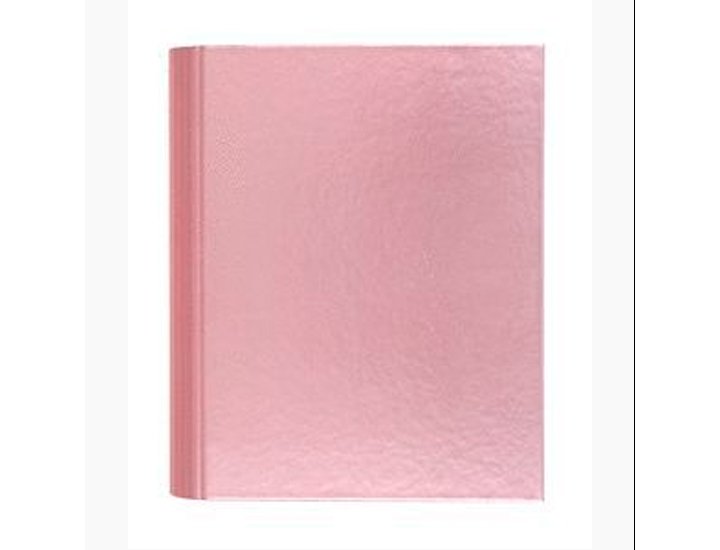 CARPETA 4 ANILLAS 40MM CARTON FORRADO DIN A4 ROSA